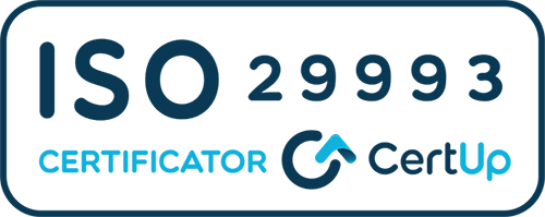 Logo ISO certification 29993